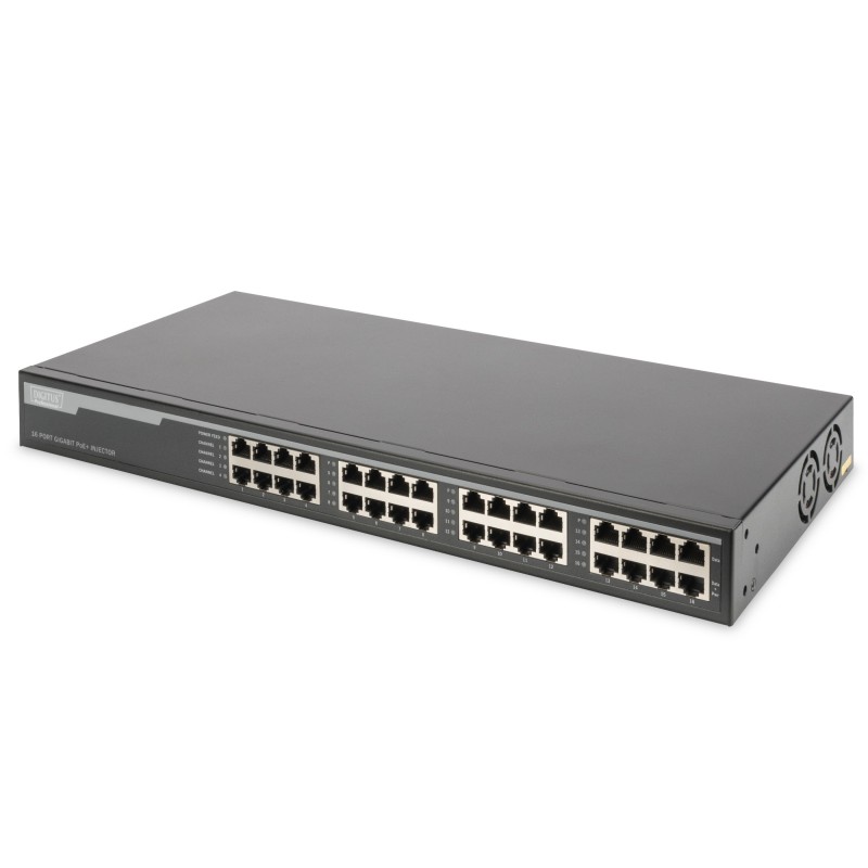 icecat_Digitus Inyector Gigabit PoE+ de 16 puertos