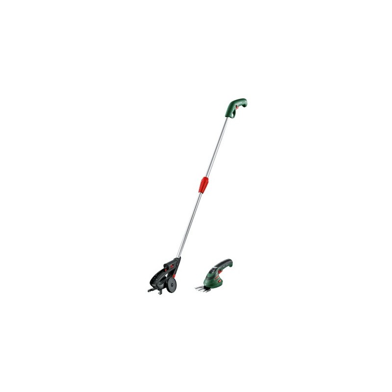 icecat_Bosch Isio cesoia per erba cordless 8 cm 3,6 V Ioni di Litio Nero, Verde