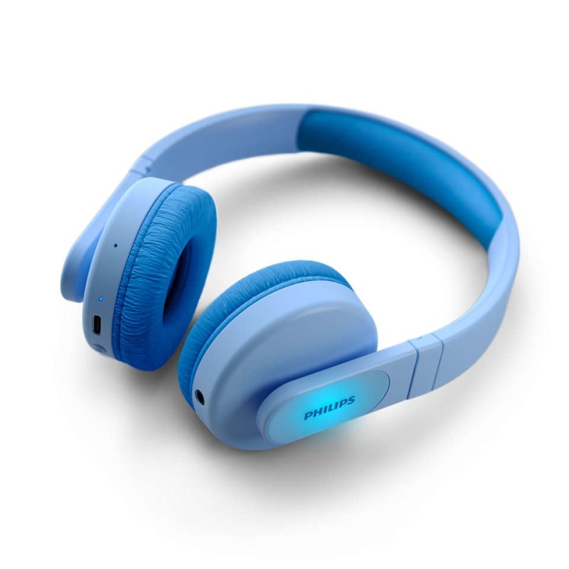 icecat_Philips TAK4206BL 00 headphones headset Wired & Wireless Head-band Calls Music USB Type-C Bluetooth Blue