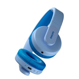 icecat_Philips TAK4206BL 00 headphones headset Wired & Wireless Head-band Calls Music USB Type-C Bluetooth Blue