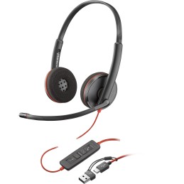 icecat_POLY Blackwire 3220 Stereo USB-C-Headset +USB-C A Adapter (Packungseinheit)