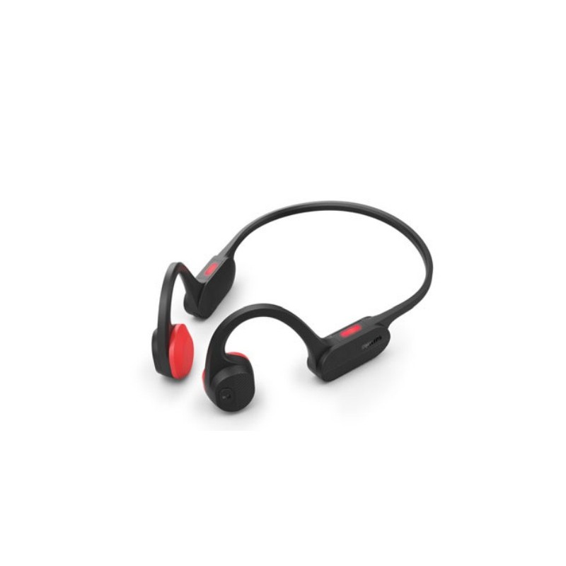 icecat_Philips TAA5608BK Auricolare Wireless A Padiglione Bluetooth Nero, Rosso