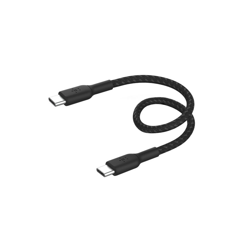 icecat_Belkin BoostCharge USB Kabel USB 2.0 0,15 m USB C Schwarz